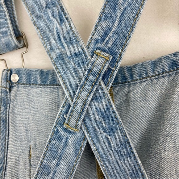 Blank Paige distressed overalls - Picture 7 of 8
